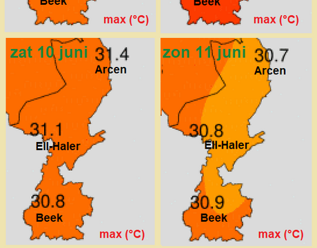 Maxima vanaf donderdag 8 juni 2023 in Limburg